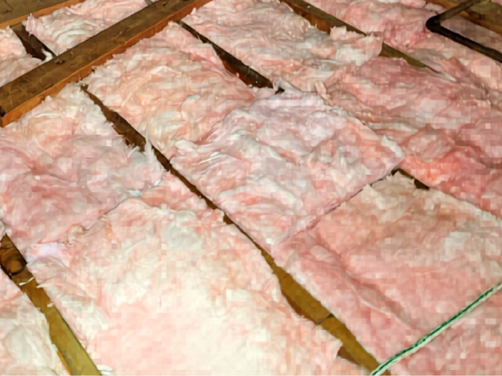 AtticXperts technician working in an attic before insulation service