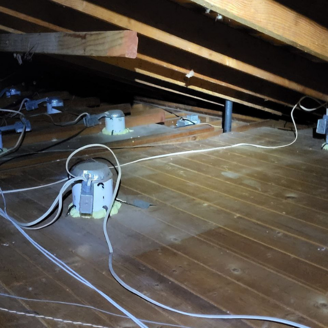 Full attic air sealing